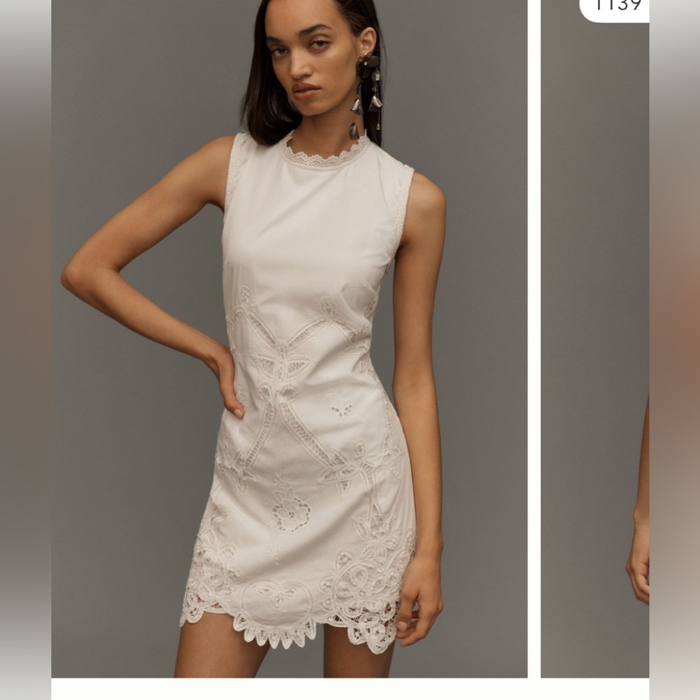 Anthropologie Lace Mini Dress